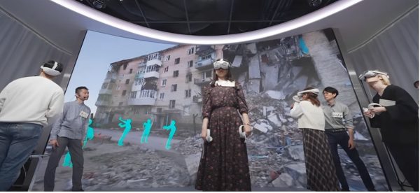 図1:TBS Tech Design Xでの「戦災VR」実演